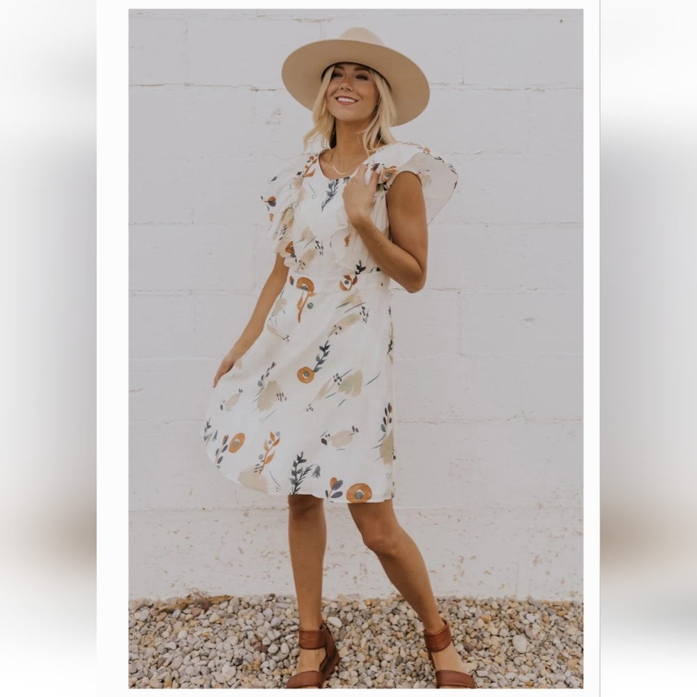 Ruffle Detail Dress